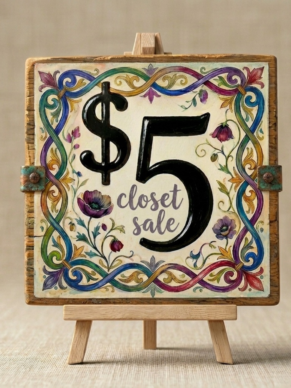 $5 unlisted items
Thank for shopping with Tasha